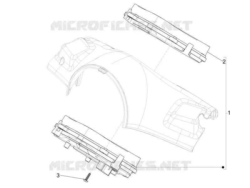 Groupe instruments - Cruscotto VESPA VESPA-SCOOTER 50 PRIMAVERA 2015  Primavera 4T-2V 25 km/h