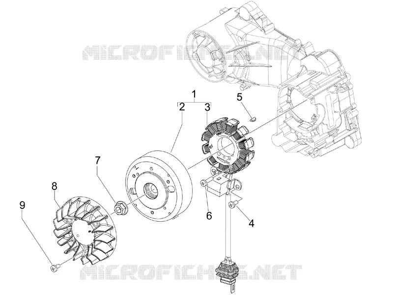 Volant magnetique VESPA VESPA-SCOOTER 50 PRIMAVERA 2015  Primavera 4T-2V 25 km/h