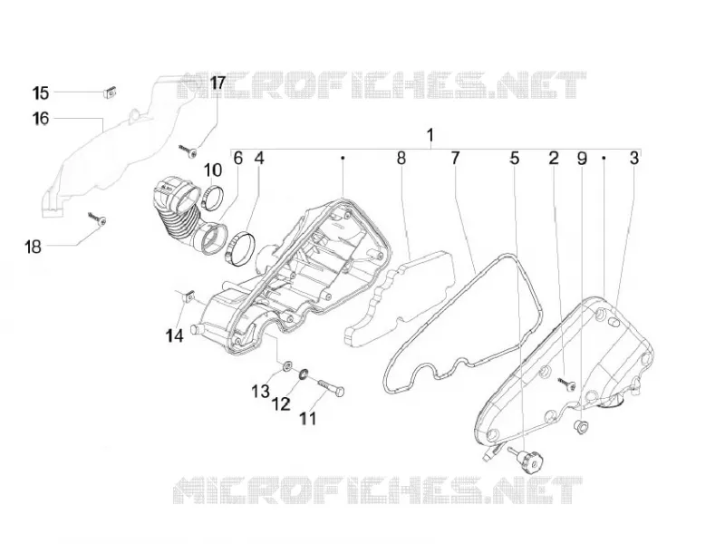 Filtre à air VESPA VESPA-SCOOTER 125 S 2009  S 4T