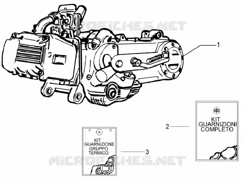 Moteur complet VESPA VESPA-SCOOTER 150 S 2010  S 4T