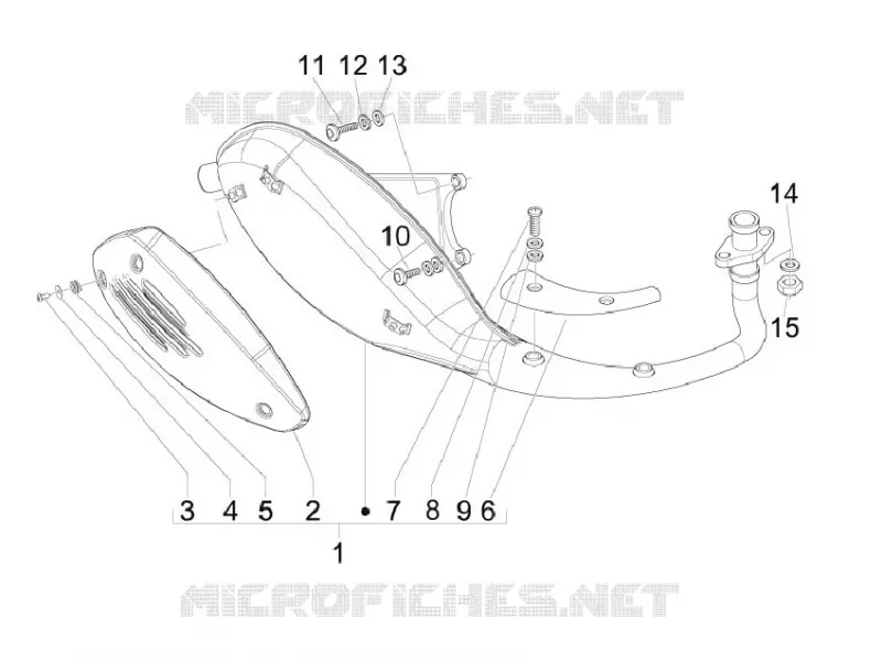 Silencieux VESPA VESPA-SCOOTER 150 S 2010  S 4T
