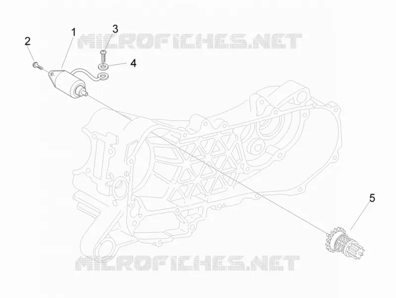 Démarrage - Démarrage électrique VESPA VESPA-SCOOTER 150 S 2012  S 4T 2V ie E3 College