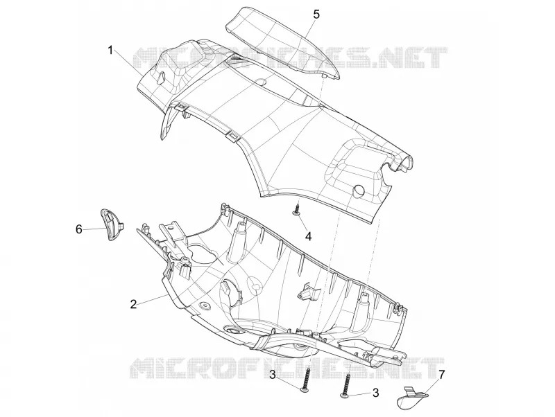 Couvertures guidon VESPA VESPA-SCOOTER 150 SPRINT 2014  Sprint 4T 3V ie