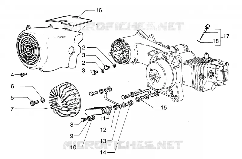 Radiateur huile PIAGGIO PIAGGIO-SCOOTER 125 HEXAGON 2000  HEXAGON LX4