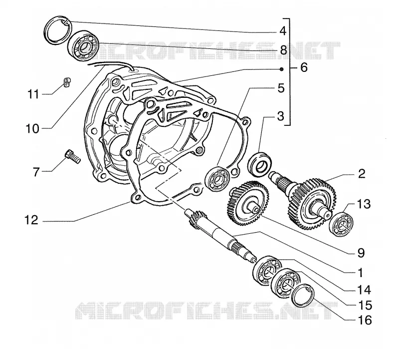 Axe de roue PIAGGIO PIAGGIO-SCOOTER 125 SUPER-HEXAGON Other year  Super Hexagon GTX 12