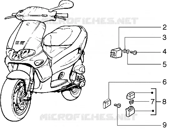 Electrical devices GILERA GILERA-SCOOTER 50 RUNNER 1998  Runner