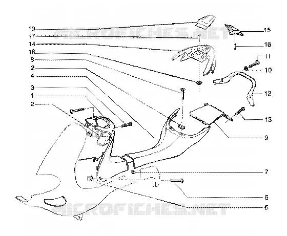 Fairings GILERA GILERA-SCOOTER 125 RUNNER 2002  Runner 125 FX 2T