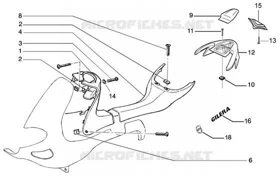 Fairings GILERA GILERA-SCOOTER 50 RUNNER 2004  Runner 50 SP