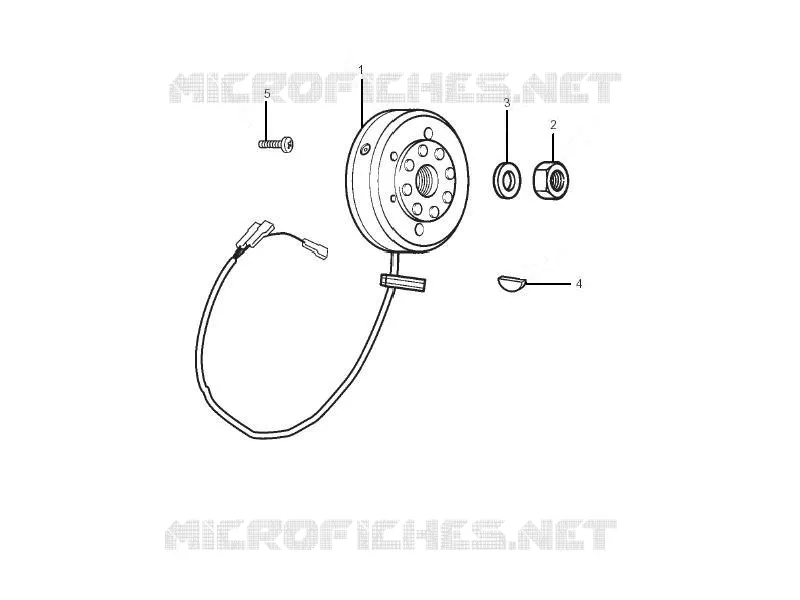 Volant magnetique GILERA GILERA-MOTORCYCLES 50 RCR 2006  RCR 50