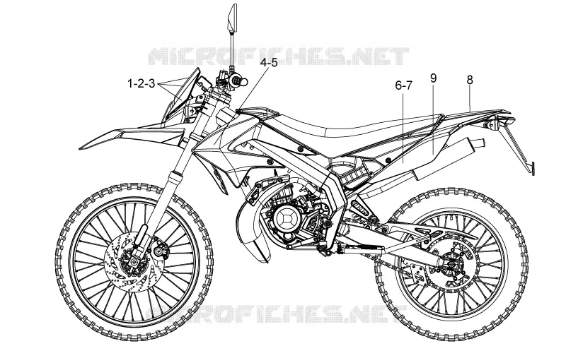 Decals GILERA GILERA-MOTORCYCLES 50 RCR 2013  RCR 50