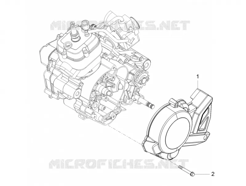 Carter de volant GILERA GILERA-MOTORCYCLES 50 SMT 2018  SMT 50 E4