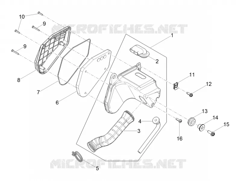 Corps filtre GILERA GILERA-MOTORCYCLES 50 SMT 2018  SMT 50 E4