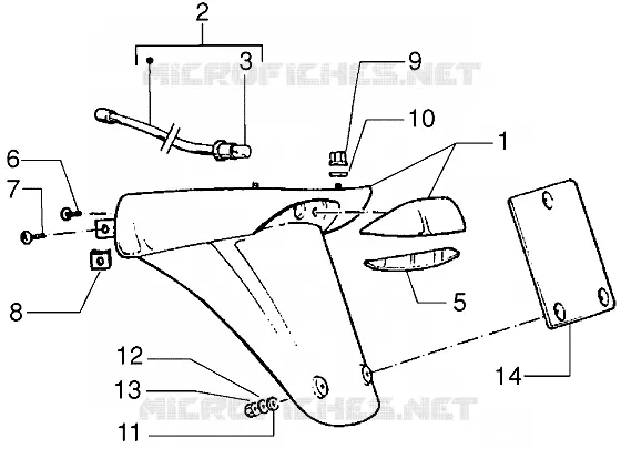 Protection ar. VESPA VESPA-SCOOTER 125 ET4 Other year  ET4 125