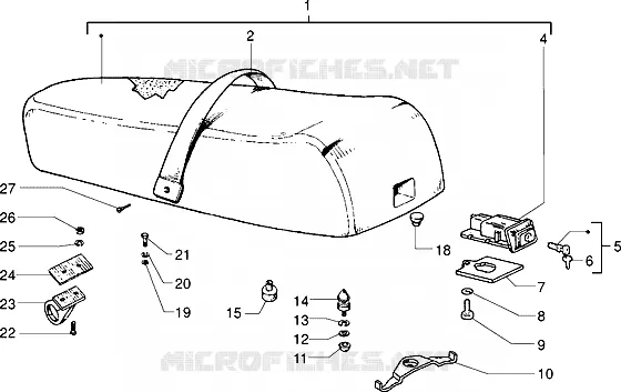Selle VESPA VESPA-SCOOTER 200 PX Other year  PX 200 E