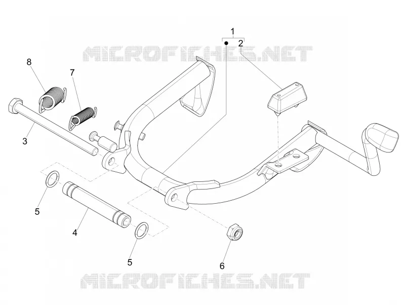 Béquille/s VESPA VESPA-SCOOTER 150 946 2016  946 150 4T 3V ABS