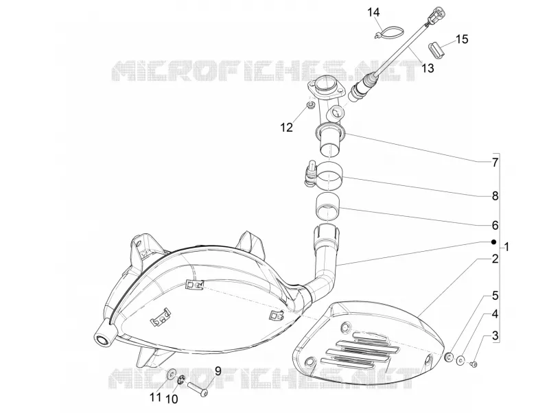 Silencieux VESPA VESPA-SCOOTER 300 GTV 2017  GTV 300 SEI GIORNI ie E4 ABS
