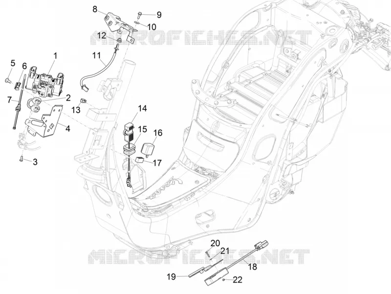Régulateurs de tension - Centrales electroniques - Bobine H.T. VESPA VESPA-SCOOTER Electric VESPA 2019  Elettrica