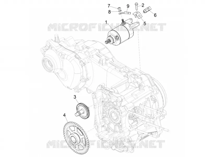 Démarrage - Démarrage électrique PIAGGIO PIAGGIO-SCOOTER 300 BEVERLY 2023  Beverly 300 4T/4V HPE Euro 5 ABS