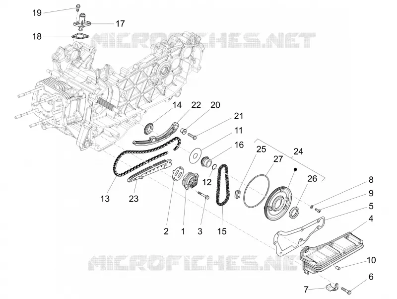 Pompe à huile PIAGGIO PIAGGIO-SCOOTER 150 LIBERTY 2020  Liberty 150 Euro 5