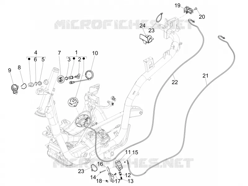 SERRURES PIAGGIO PIAGGIO-SCOOTER 150 MEDLEY 2020  Medley 150 4T Euro 5