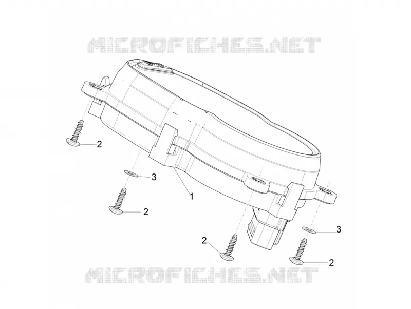 Groupe instruments - Cruscotto PIAGGIO PIAGGIO-SCOOTER 50 TYPHOON 2019  Typhoon 50 2T Euro 4