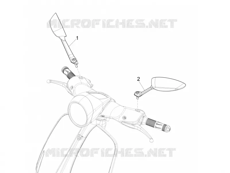 RETROVISEURS VESPA VESPA-SCOOTER 150 946 2021  946 150 Euro 4 ABS Christian Dior