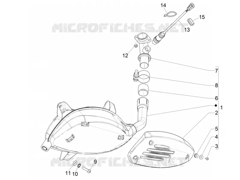 ECHAPPEMENT VESPA VESPA-SCOOTER 300 GTS 2021  GTS 300 75° Anniversario Euro 3 - Euro 4