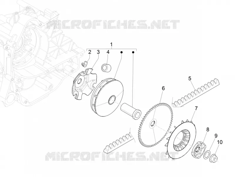Poulie motrice VESPA VESPA-SCOOTER 50 PRIMAVERA 2020  Primavera 50 25 km/h Euro 5