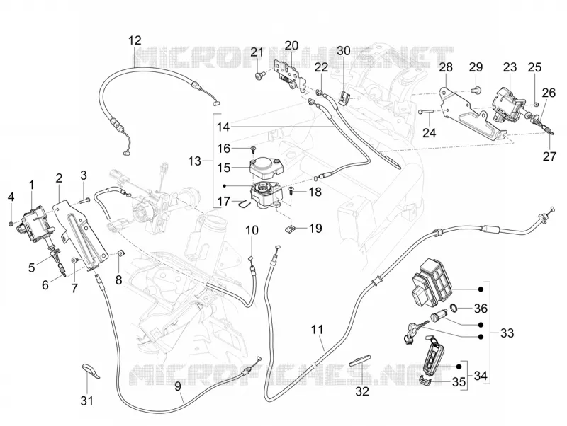 SERRURES PIAGGIO PIAGGIO-SCOOTER 530 MP3 2024  MP3 MAXI 530 HPE E5+ Exclusive