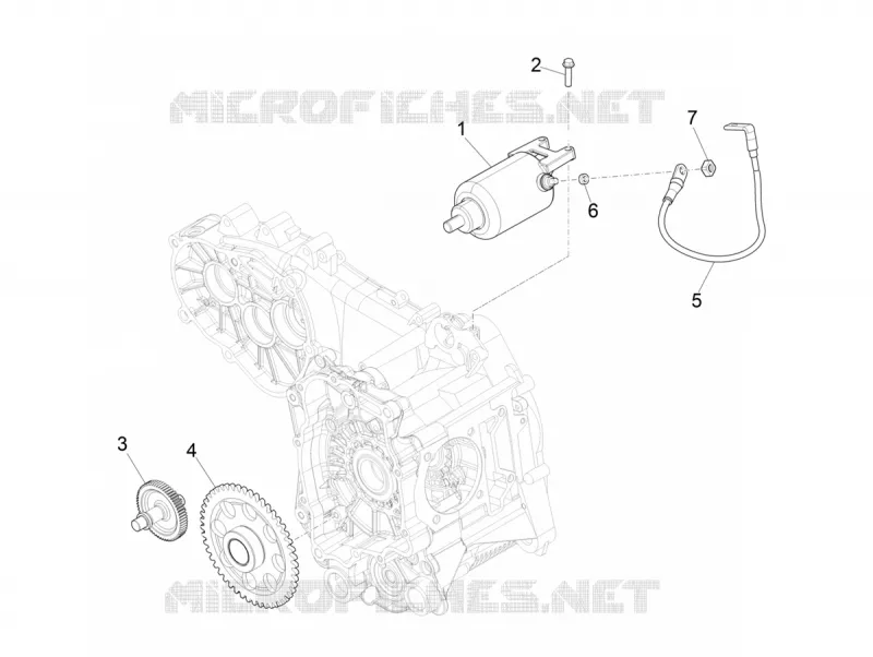 Démarrage - Démarrage électrique VESPA VESPA-SCOOTER 300 GTS 2021  GTS 300 Super HPE 4T 4V ie Euro 5 ABS
