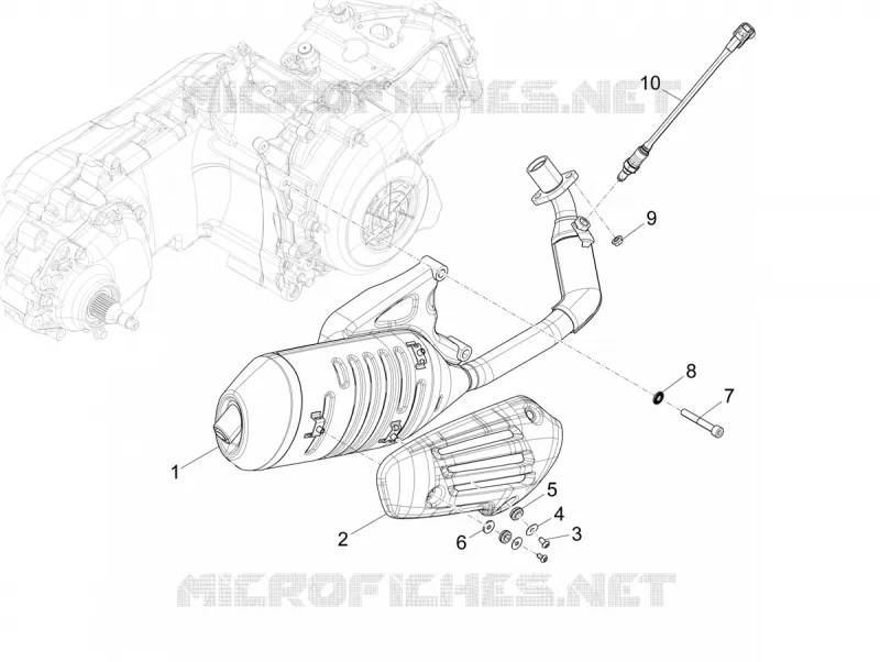 ECHAPPEMENT VESPA VESPA-SCOOTER 50 PRIMAVERA 2024  Vespa Primavera 50 Batik E5