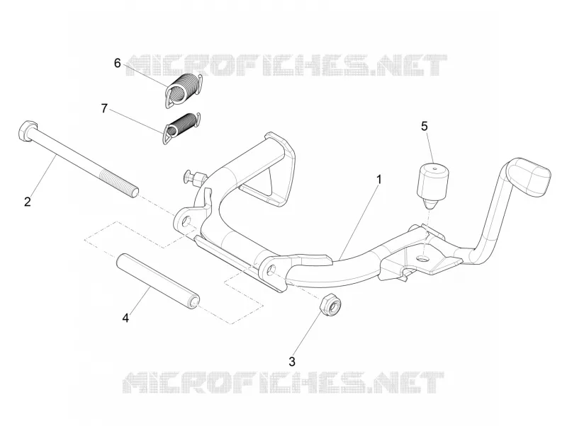 Béquille/s VESPA VESPA-SCOOTER 125 PRIMAVERA 2024  Vespa Primavera 125 TECH E5+