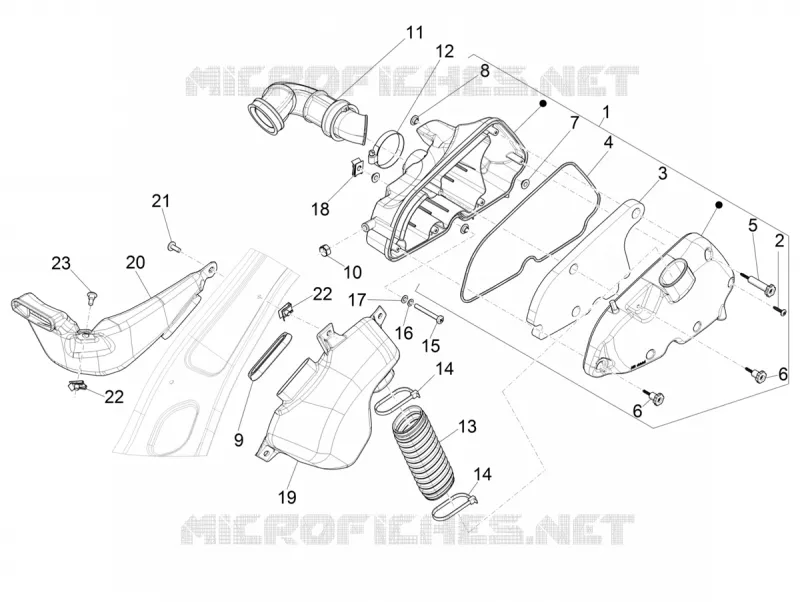 Filtre à air VESPA VESPA-SCOOTER 125 PRIMAVERA 2024  Vespa Primavera 125 TECH E5+