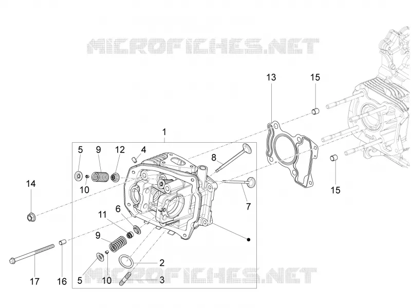 CULASSE - SOUPAPES VESPA VESPA-SCOOTER 125 946 2025  Vespa 946 125 E5+ 12° Anniversary