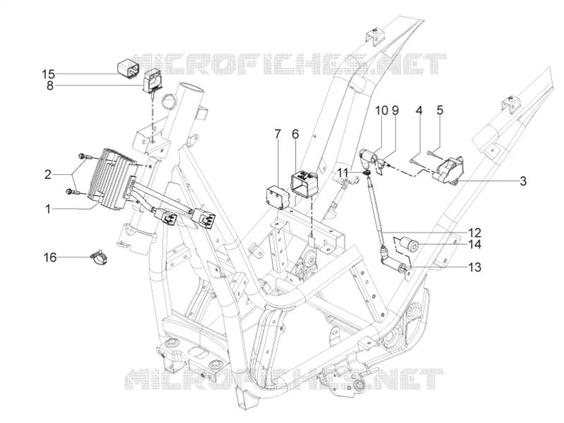 Régulateurs de tension - Centrales electroniques - Bobine H.T. PIAGGIO PIAGGIO-SCOOTER 350 BV 2013  BV 4T 4V ie E3