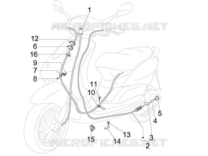 Transmissions PIAGGIO PIAGGIO-SCOOTER 100 FLY 2009  Fly 4T