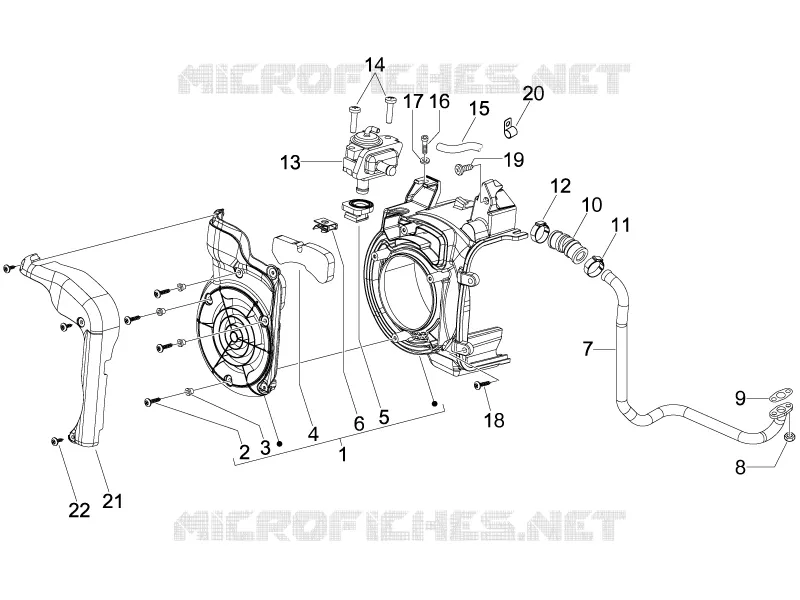 BOITE AIR SECONDAIRE PIAGGIO PIAGGIO-SCOOTER 125 FLY 2009  Fly 4T E3