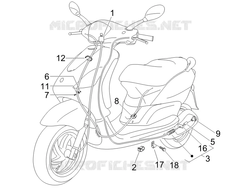 Transmissions PIAGGIO PIAGGIO-SCOOTER 150 FLY 2006  Fly 4T