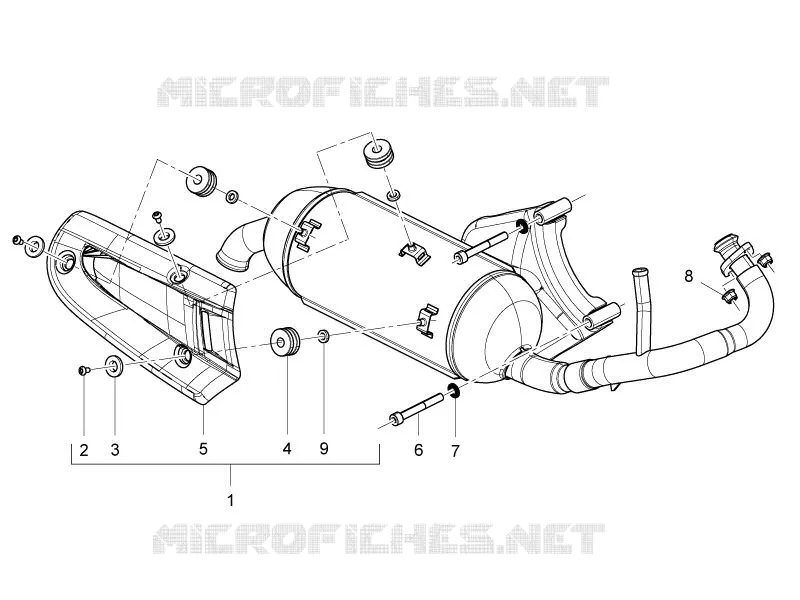 Silencieux PIAGGIO PIAGGIO-SCOOTER 50 FLY 2011  Fly 2T