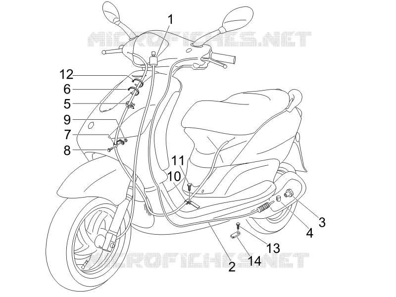 Transmissions PIAGGIO PIAGGIO-SCOOTER 50 FLY 2008  Fly 4T