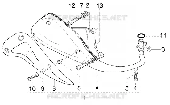 Silencieux PIAGGIO PIAGGIO-SCOOTER 125 FLY Other year  Fly 4T