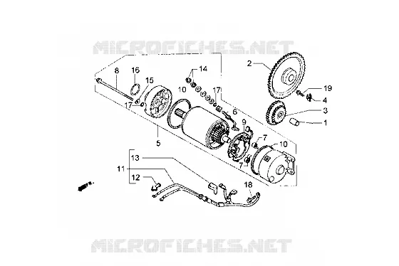 demarreur electrique PIAGGIO PIAGGIO-SCOOTER 250 HEXAGON Other year  Hexagon GT