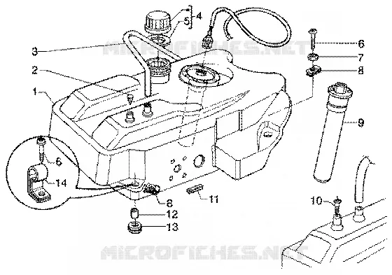 Reservoir PIAGGIO PIAGGIO-SCOOTER 125 SUPER-HEXAGON Other year  Super Hexagon GTX
