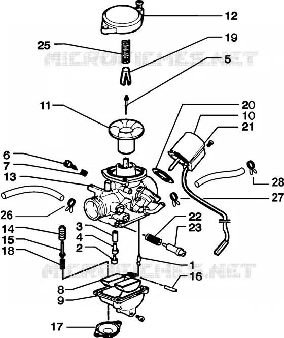 Carburateur PIAGGIO PIAGGIO-SCOOTER 50 ZIP Other year  Zip 4T