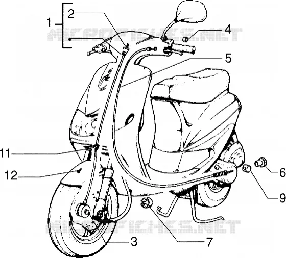 Transmissions PIAGGIO PIAGGIO-SCOOTER 50 ZIP Before 200  Zip Fast Rider RST