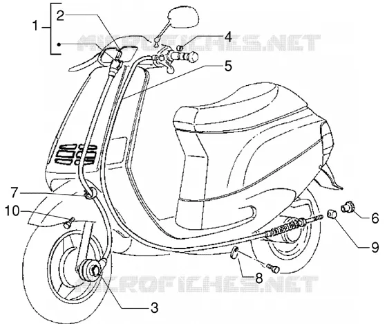 Transmissions - (Version frein à disque) PIAGGIO PIAGGIO-SCOOTER 50 ZIP Before 200  Zip RST