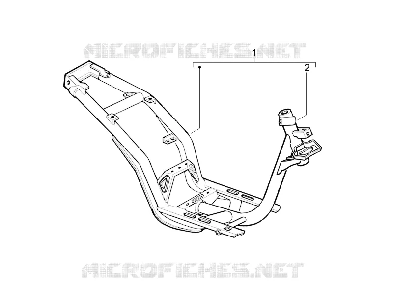 Châssis/coque PIAGGIO PIAGGIO-SCOOTER 125 LIBERTY 2012  Liberty 4T 2V ie PTT