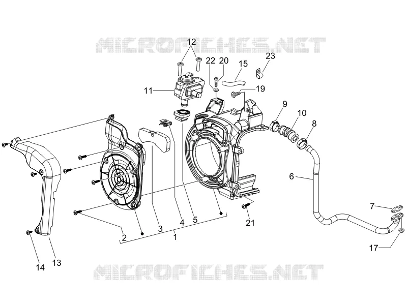 BOITE AIR SECONDAIRE PIAGGIO PIAGGIO-SCOOTER 125 LIBERTY 2008  Liberty 4T E3