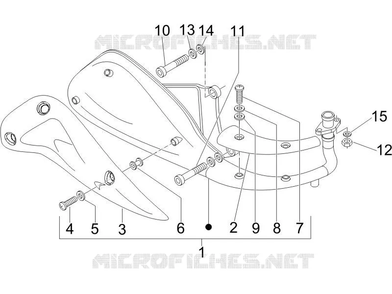 Silencieux PIAGGIO PIAGGIO-SCOOTER 125 LIBERTY 2006  Liberty 4T E3