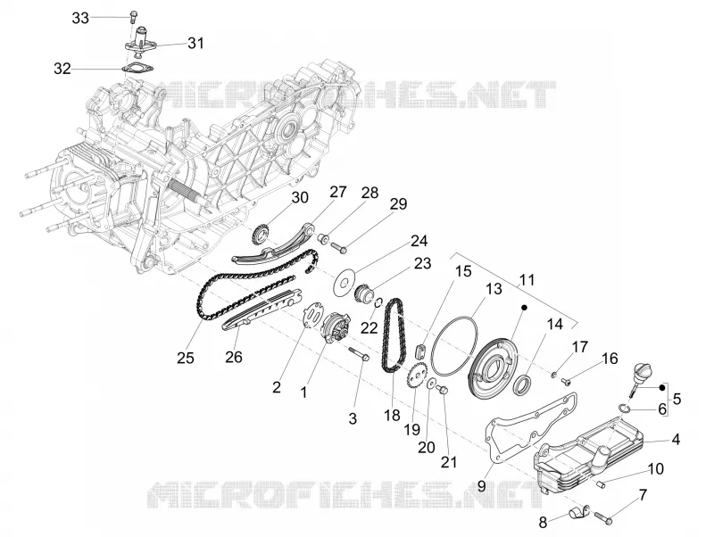 Pompe à huile PIAGGIO PIAGGIO-SCOOTER 125 LIBERTY 2008  Liberty 4T PTT E3 (E)